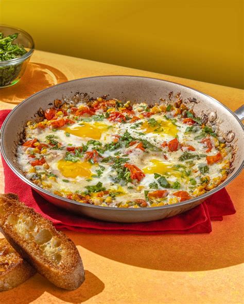 Roasted Corn And Tomato Shakshuka Colavita Recipes