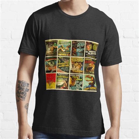 Vintage Classic Horror Monster Movie Posters T Shirt For Sale By OLMP