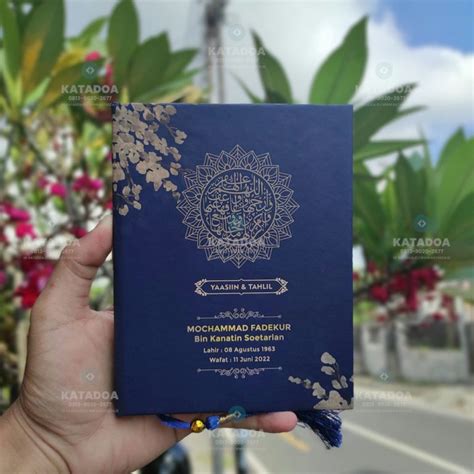 Kata Pengantar Keluarga Di Buku Yasin Percetakan Buku Yasin Terdekat