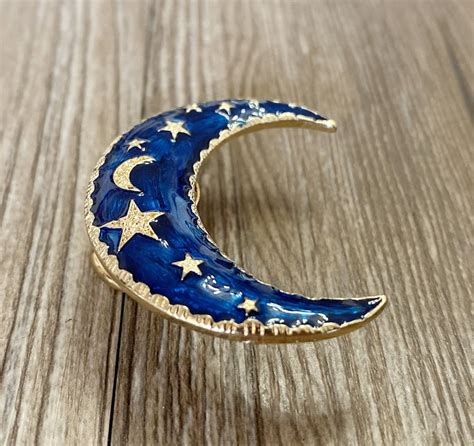 Enamel Moon And Stars Drawer Knobs Starry Sky Cabinet Etsy