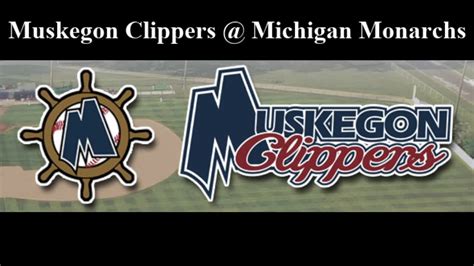 Muskegon Clippers Michigan Monarchs Game 1 July 5th Baseball