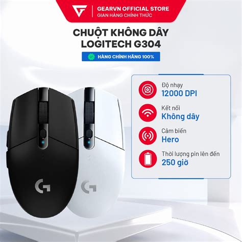 Chuột Không Dây LOGITECH G304 12000 DPI Pin 250 Giờ LightSpeed