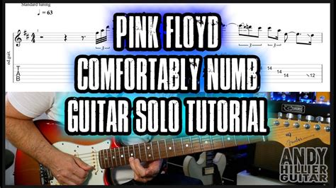 Pink Floyd Comfortably Numb Guitar Solo Tutorial Lesson Youtube