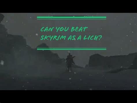 Can You Beat Skyrim As A Lich Day 2 YouTube