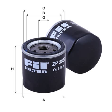ZP 3557 - Yağ filtresi - Fil Filter - Online Catalogue
