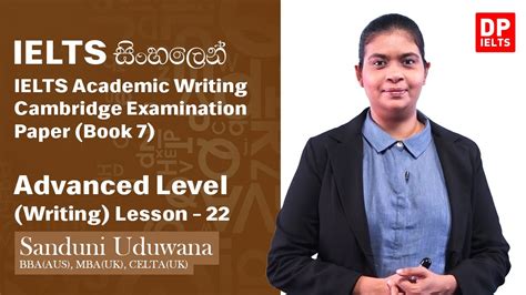 Advanced Level Writing Lesson 22 Ielts Academic Writing