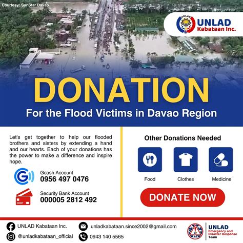 Call for Donation for the Flood Victims of Davao : r/Philippines