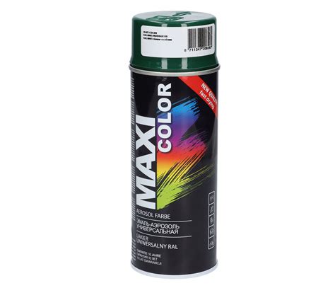 Lakier Motip Maxi Color 400 Ml SPRAY RAL 6005 Zielony MX6005 Za 12 69