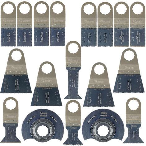 18pcs SabreCut Mix Multitool Blade Kit SCK18A