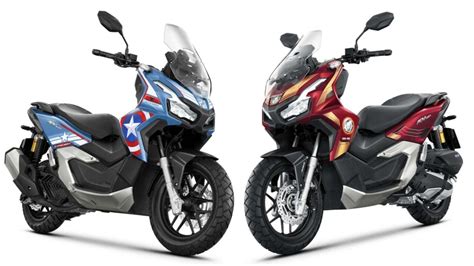 New Honda Adv 160 Scooter Gets Iron Man And Captain America Editions