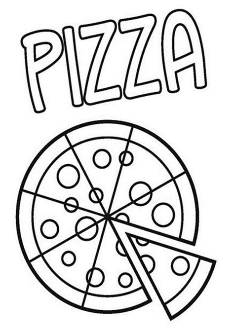 57 Desenhos De Pizza Para Imprimir E Colorir Pintar