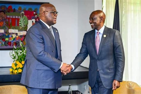 En S Jour Nairobi F Lix Tshisekedi Sest Entretenu Avec William Ruto