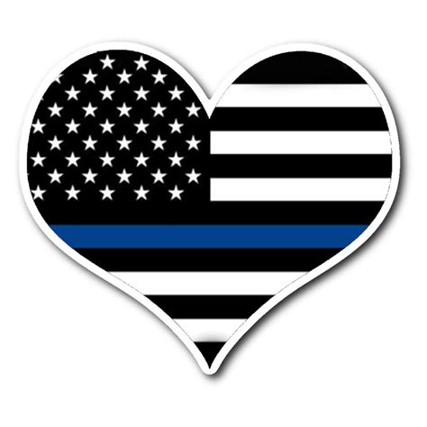 Thin Blue Line Car Decals And Stickers For Police And Law Enforcement