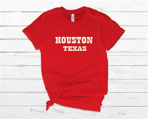 Houston T-shirts Houston Texas T-shirt Houston Tshirt - Etsy