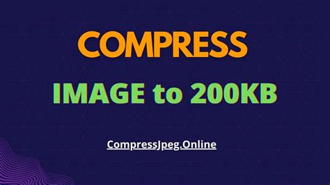 Compress Jpeg Image To 200kb Online Reduce Photo