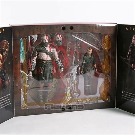 Neca God Of War Kratos Atreus Inches Action Figure With Accessories