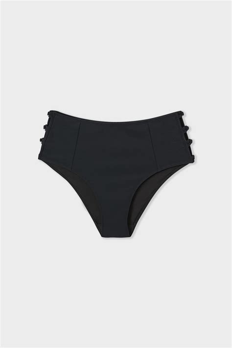 High Waisted Bikini Bottom Marcia Wear X Etam MARCIA NOIR ETAM