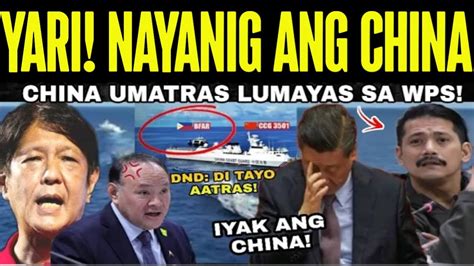 GRABE DND PUMOTOK Sa GALIT SINAGOT Ang CHINA NATARANTA IYAK Sa