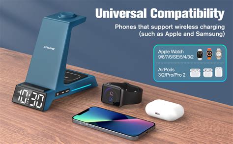 Amazon Anjank Wireless Charging Station For Multiple Devices Apple