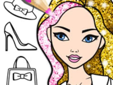 Fashion Coloring Glitter Play Now Online For Free