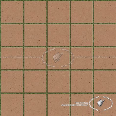 Terracotta Park Paving Texture Seamless