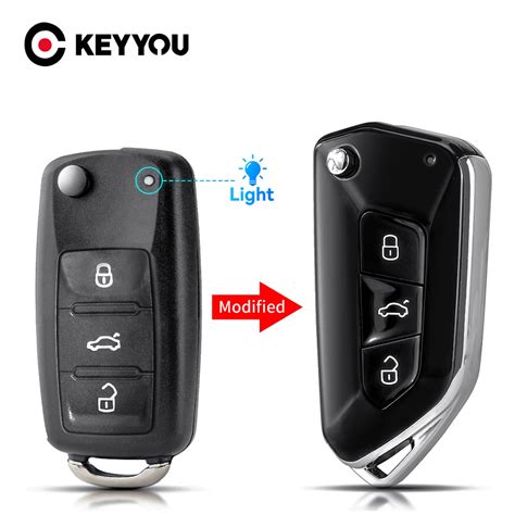 Keyyou Modified Version Car Key Case For Volkswagen Vw Beetle Caddy Eos