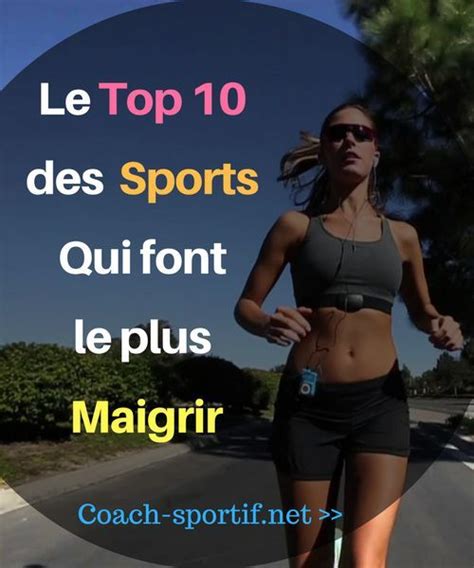 Les 10 sports qui font brûler le plus de calories Fitness Perdre du