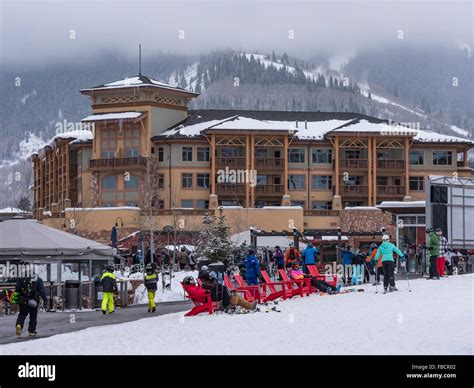 Canyons Village Base Area Park City Mountain Resort Park City Stock