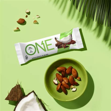 ONE BARS Chocolate Almond Bliss Flavored Protein Bar, 2.12 oz