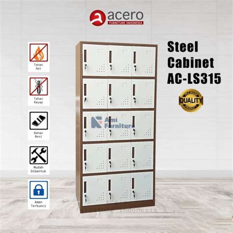 Jual Lemari Locker Besi Murah Locker Cabinet 18 Pintu Loker Ac Ls318