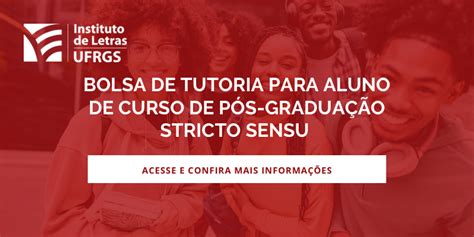 Bolsa De Tutoria Para Aluno De Curso De P S Gradua O Stricto Sensu