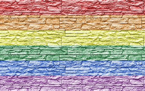 Rainbow LGBTQ Or Gay Pride Flag On Decorative Tiles Texture Abstract Background 46201394 Stock
