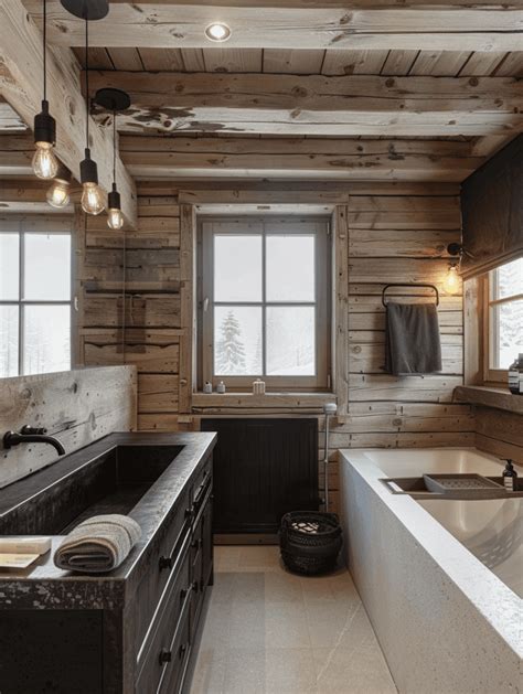 25 Log Cabin Bathrooms To Inspire You