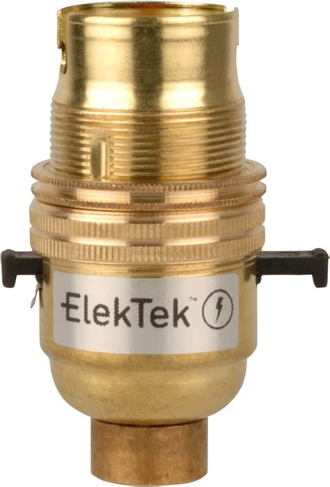 ElekTek Special Safety Switch Lamp Bulb Holder B22 BC Bayonet Shade