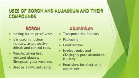 P Block Elements Properties Of Boron