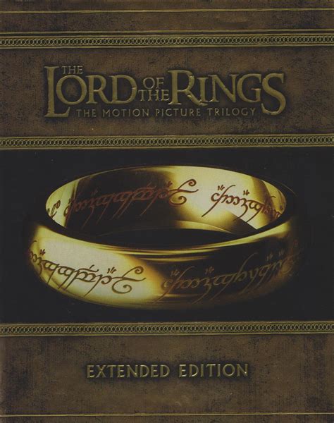 Lord Of The Rings The Motion Picture Trilogy Extended Edition Lord