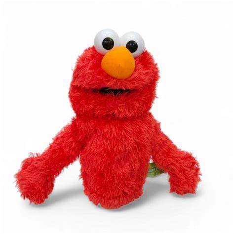 Gund Toys Gund Sesame Street Elmo Hand Puppet Red Soft Toy Pretend