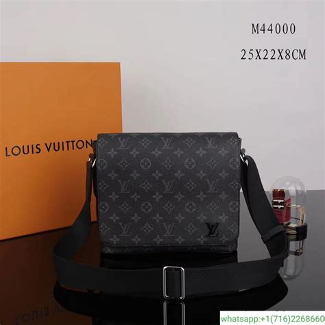 Louis Vuitton Monogram Eclipse District Pm M Bags Mens Travel