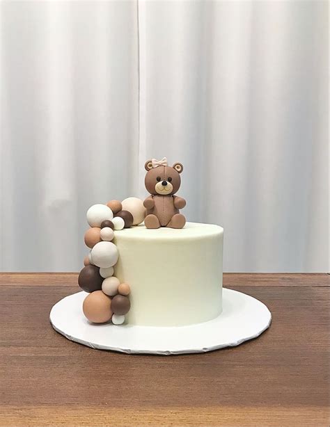 Pin By Janelle Holkema On Cake Inspiration In 2024 Bear Baby Shower