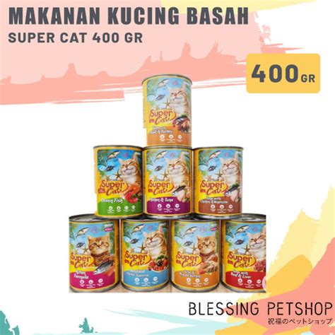 Jual Makanan Kucing Basah Supercat Gr Cat Food Super Cat G