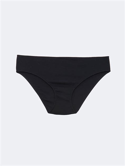 SİYAH Düz Bikini Külot W24941Z8 CVL LCW