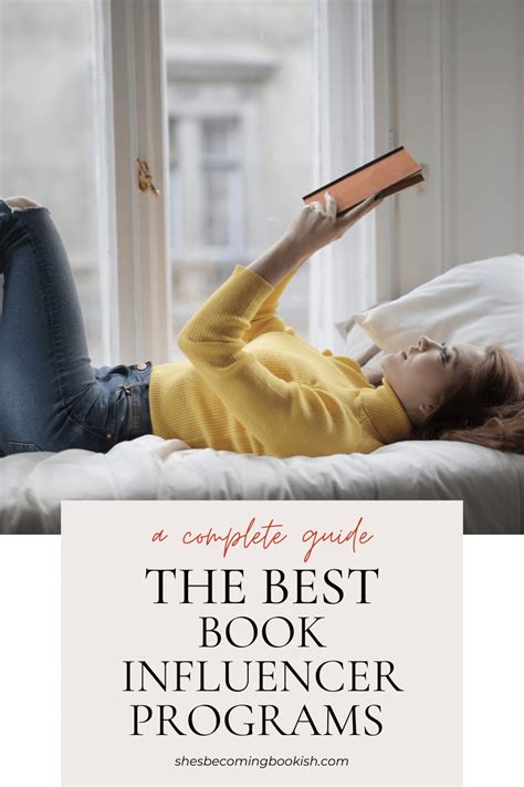The Best Book Influencer Programs To Join Shes Becoming Bookish