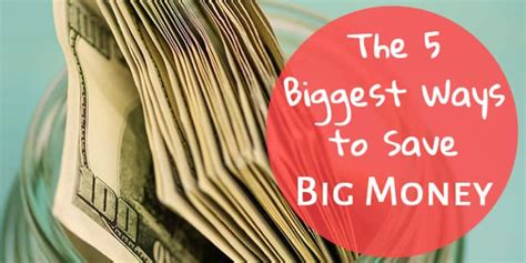 The Biggest Ways We Save Big Money The Mostly Simple Life