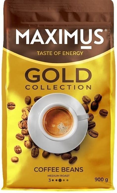 Кофе в зернах MAXIMUS Gold Collection (Максимус Голд), 900 гр - купить ...