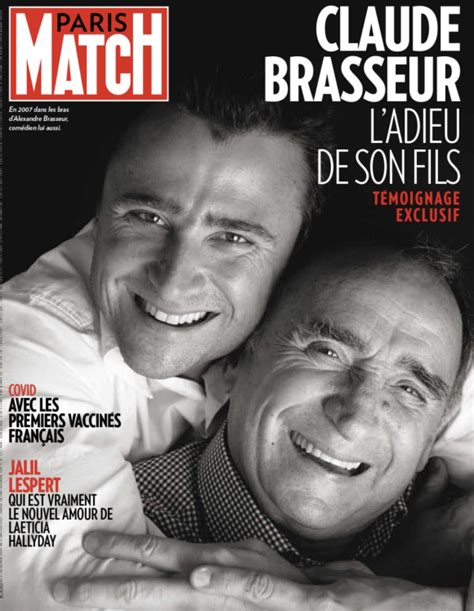 Photo Claude Brasseur Et Son Fils Alexandre En Couverture Du Dernier