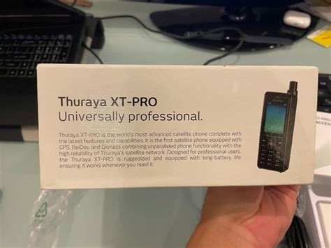 Thuraya Xt Pro Satellite Phone New But Battery Dead Lelong Price