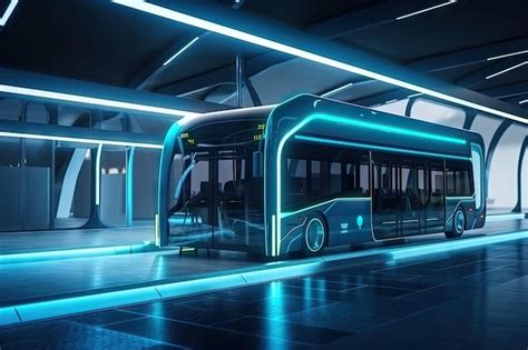 Estaci N De Carga De Autobuses El Ctricos Futurista Con Dise O