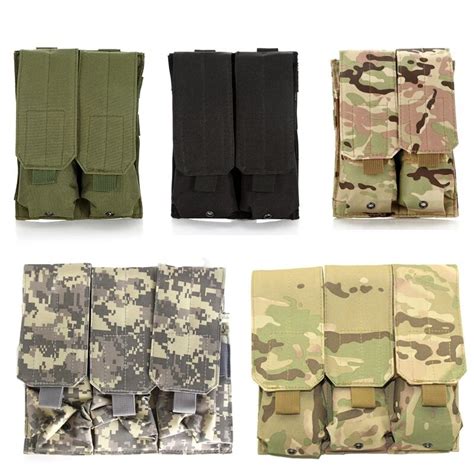 Tactical Molle 5 56mm Revista Bolsa Saco Para AK M4 AR 15 Airsoft Rifle