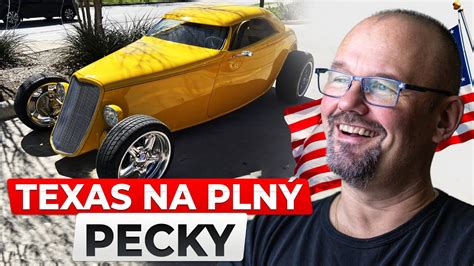 Ochutnávka Texasu Tesla Hot rody Barbecue a Netopýří most BACINA