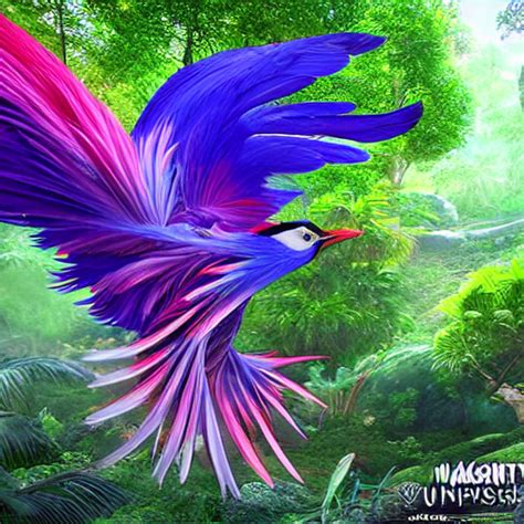 Krea Ai Fantasy Forest Most Colourful Bird In Philippine